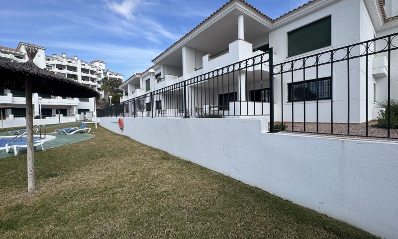 Pool area in apartment for sale in Orihuela Costa