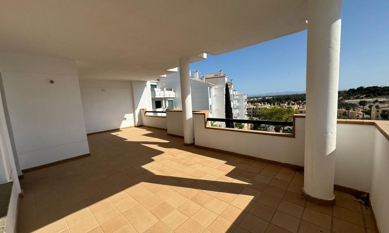 Pool area in apartment for sale in Orihuela Costa