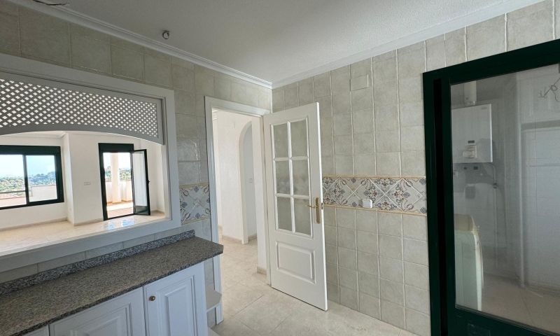 Pool area in apartment for sale in Orihuela Costa