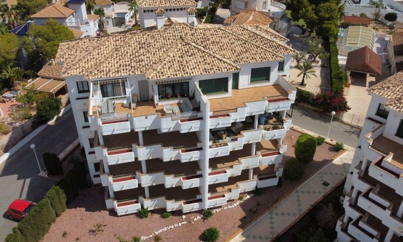 Pool area in apartment for sale in Orihuela Costa