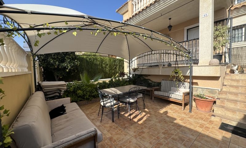 Master bedroom in villa for sale in Orihuela Costa
