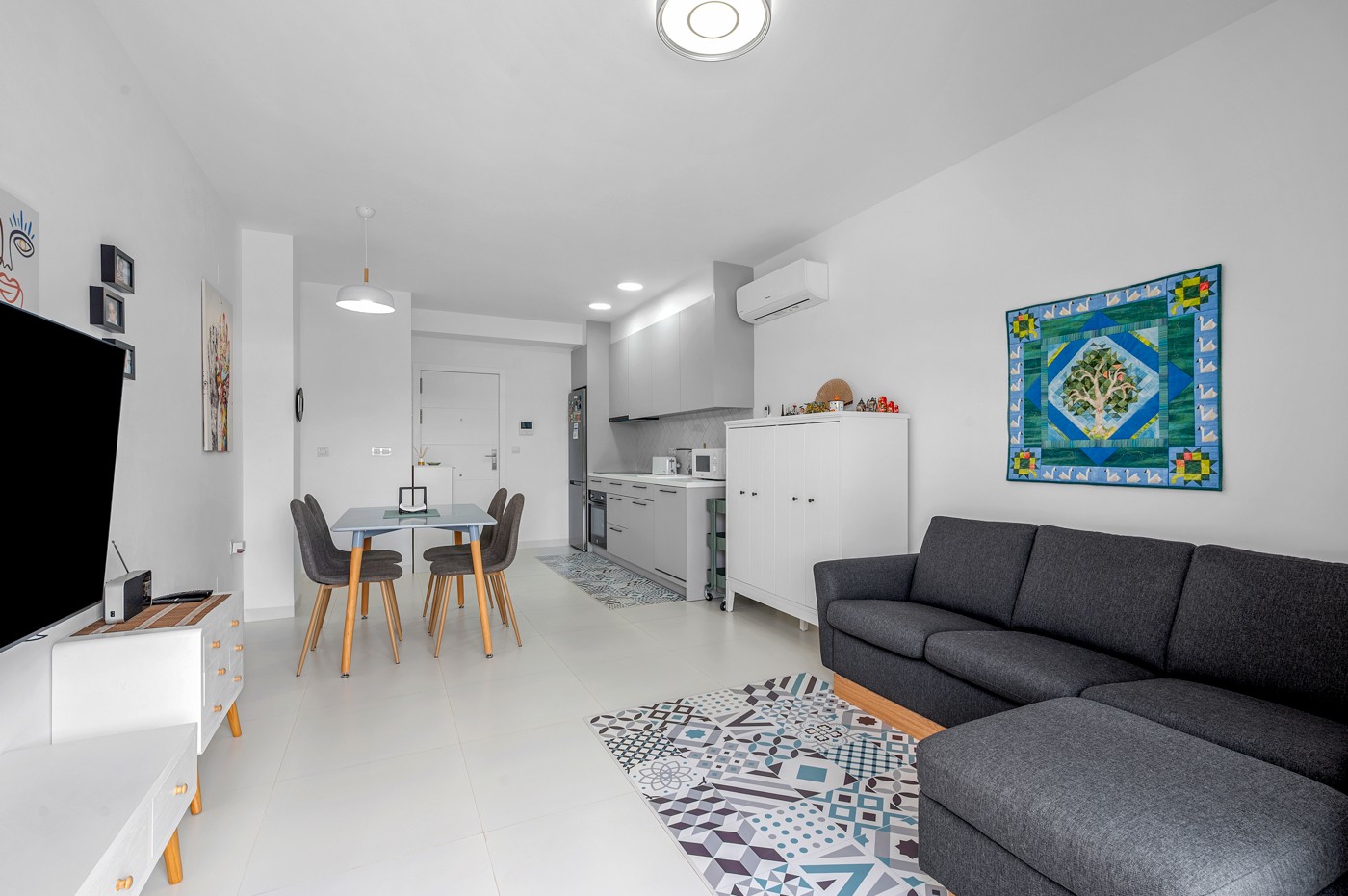 Pool area in apartment for sale in San Miguel de Salinas