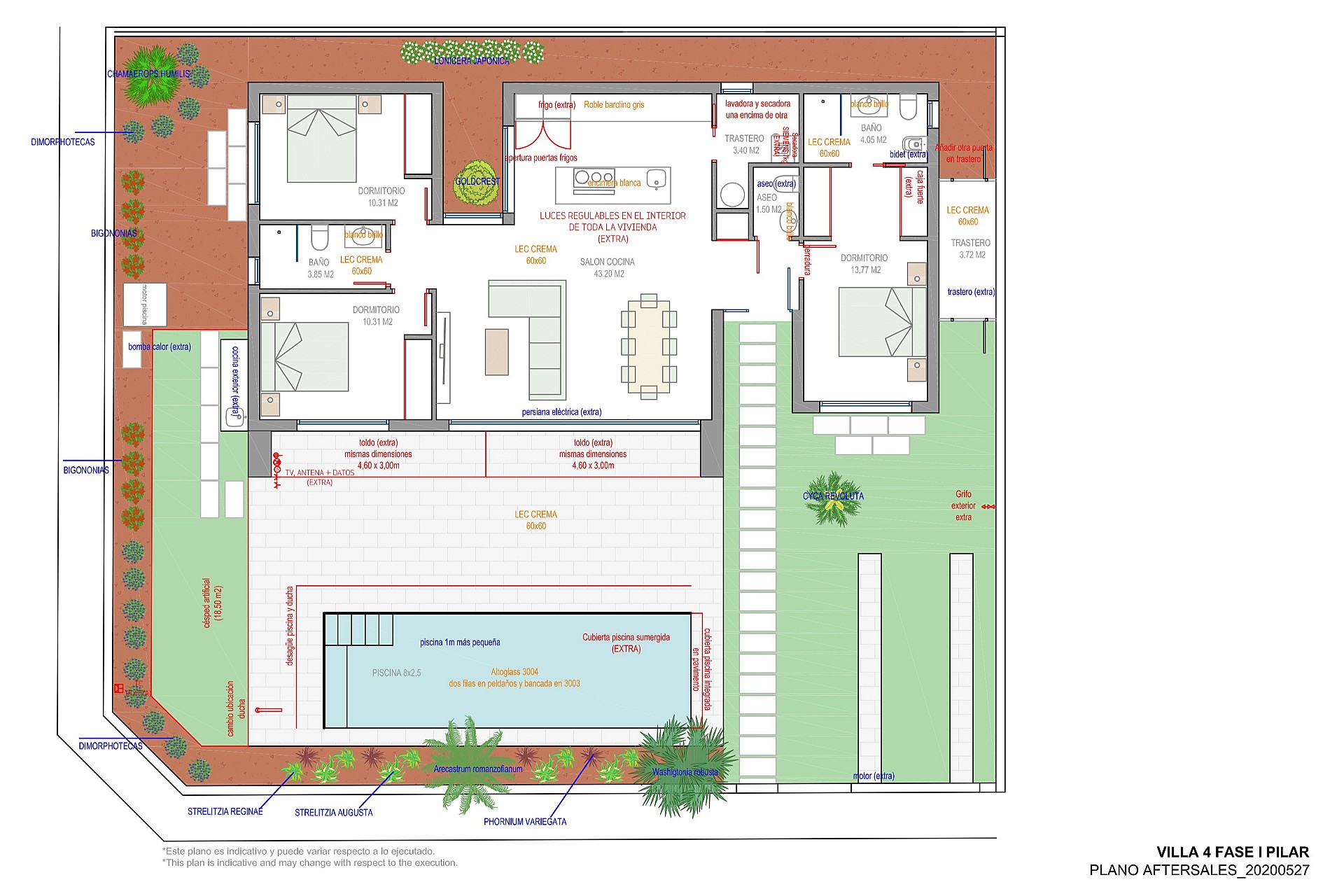 Exterior view in villa for sale in Pilar de La Horadada