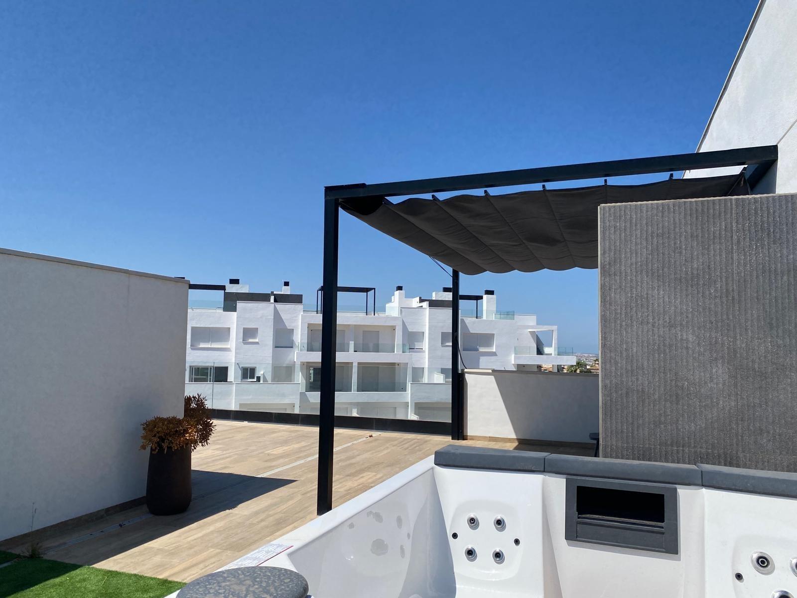 Terrace in penthouse for sale in Torrevieja