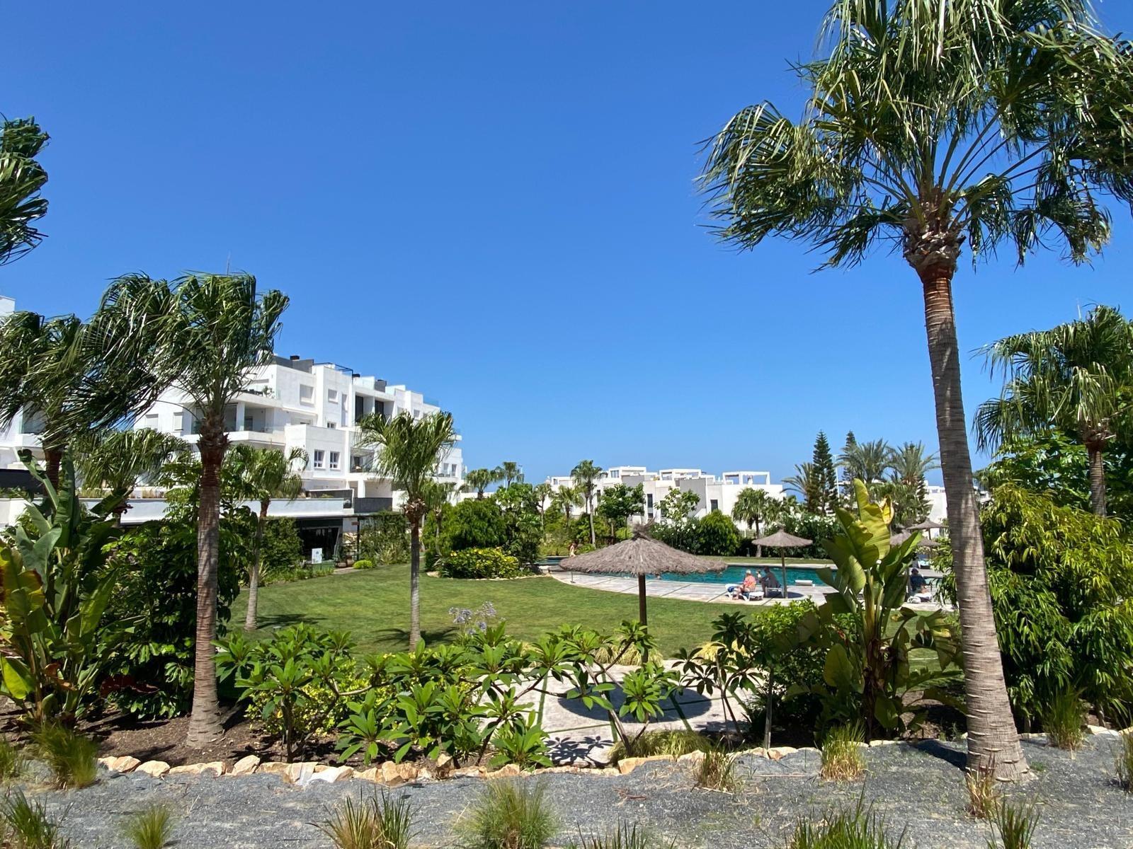 Pool area in penthouse for sale in Torrevieja