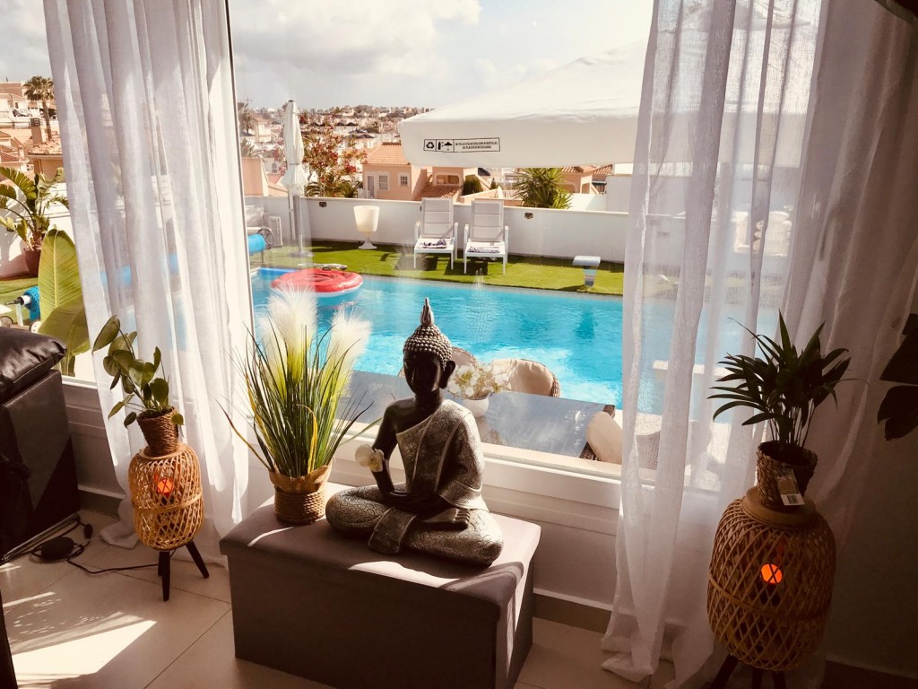Master bedroom in villa for sale in Ciudad Quesada