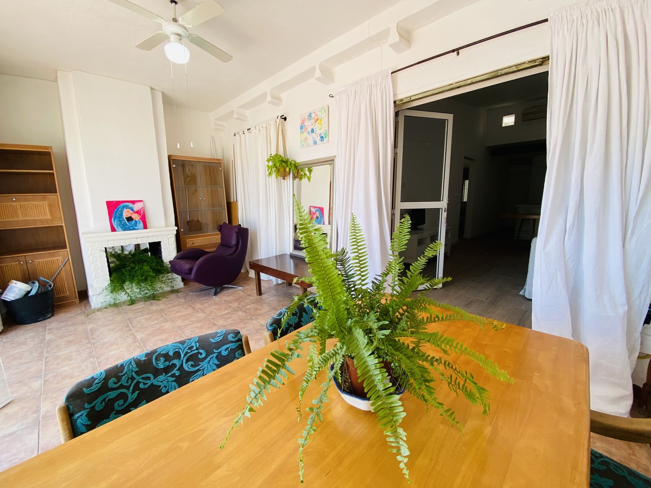 Dining area in bungalow for sale in Playa Flamenca
