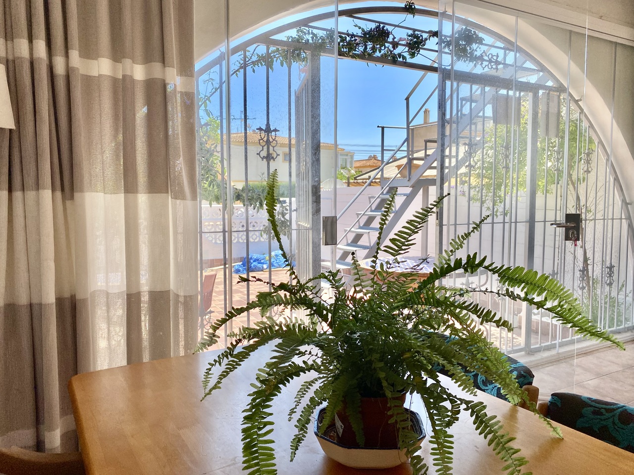 Garden in bungalow for sale in Playa Flamenca