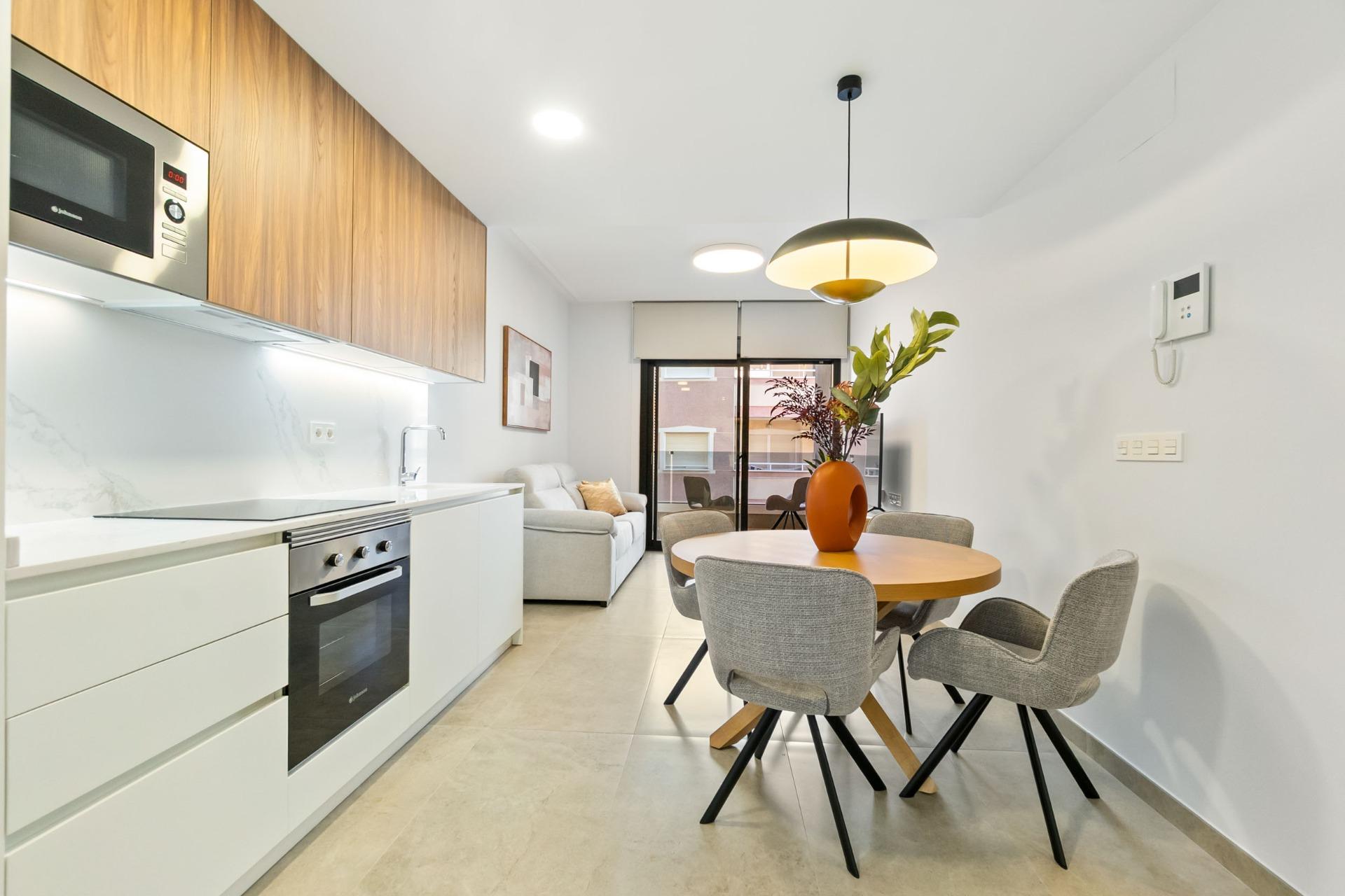 Pool area in apartment for sale in Torrevieja