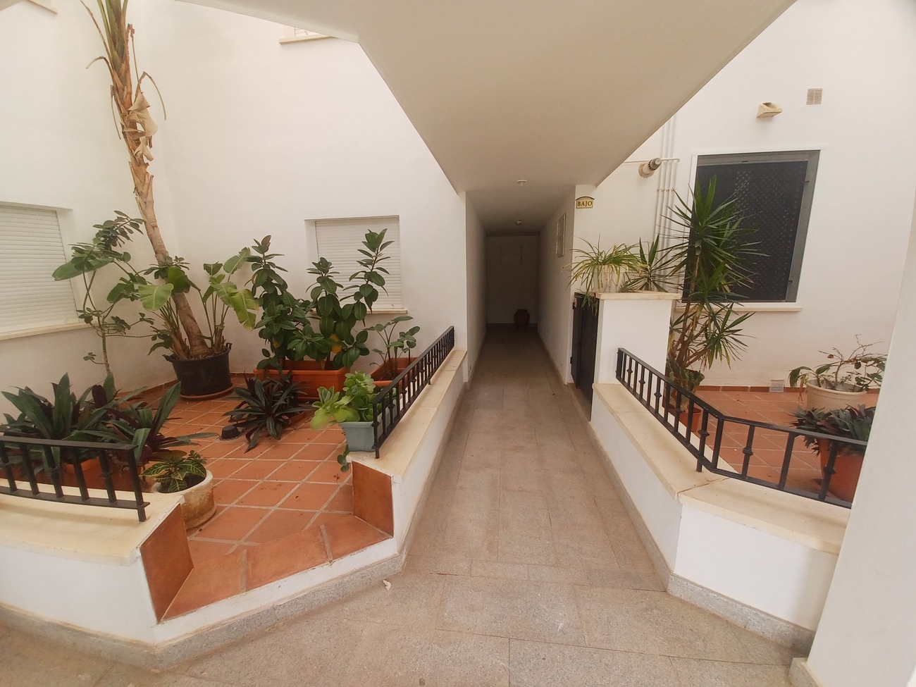 Terrace in apartment for sale in Hacienda Riquelme Golf Resort