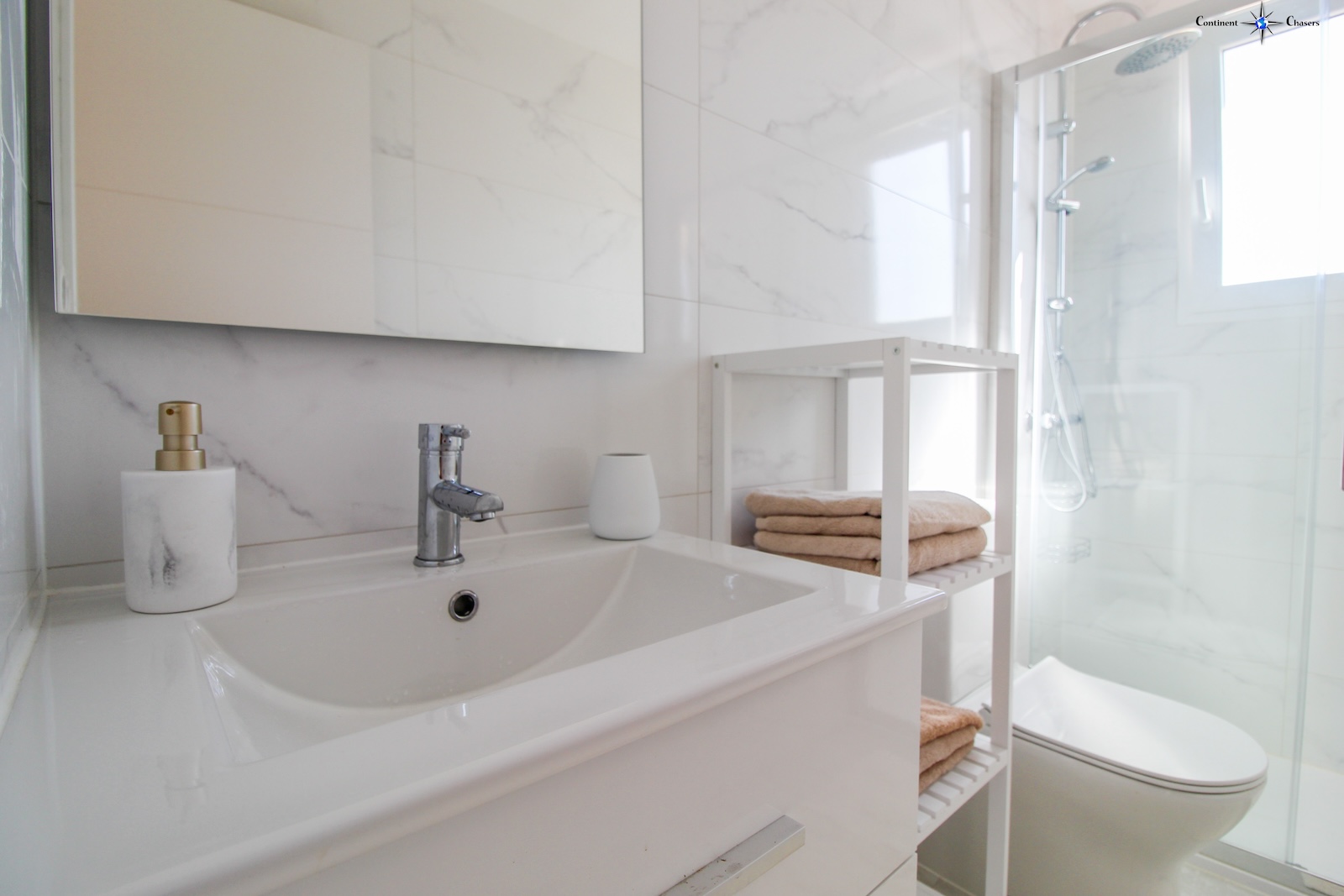 Living room in penthouse for sale in Punta Prima