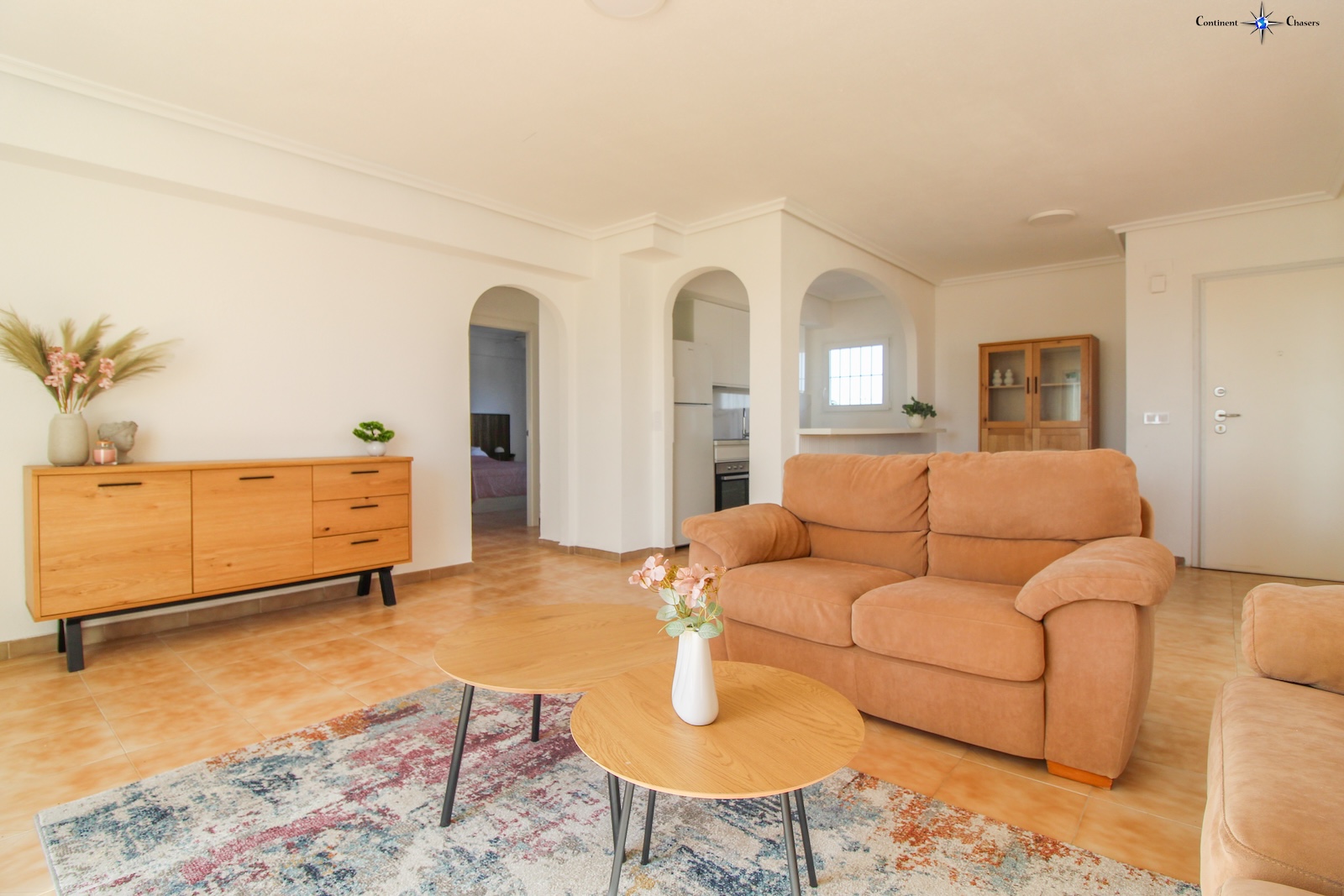 Pool area in penthouse for sale in Punta Prima