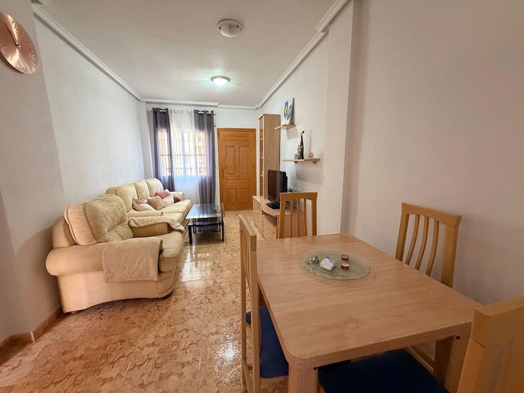 Pool area in bungalow for sale in Orihuela Costa