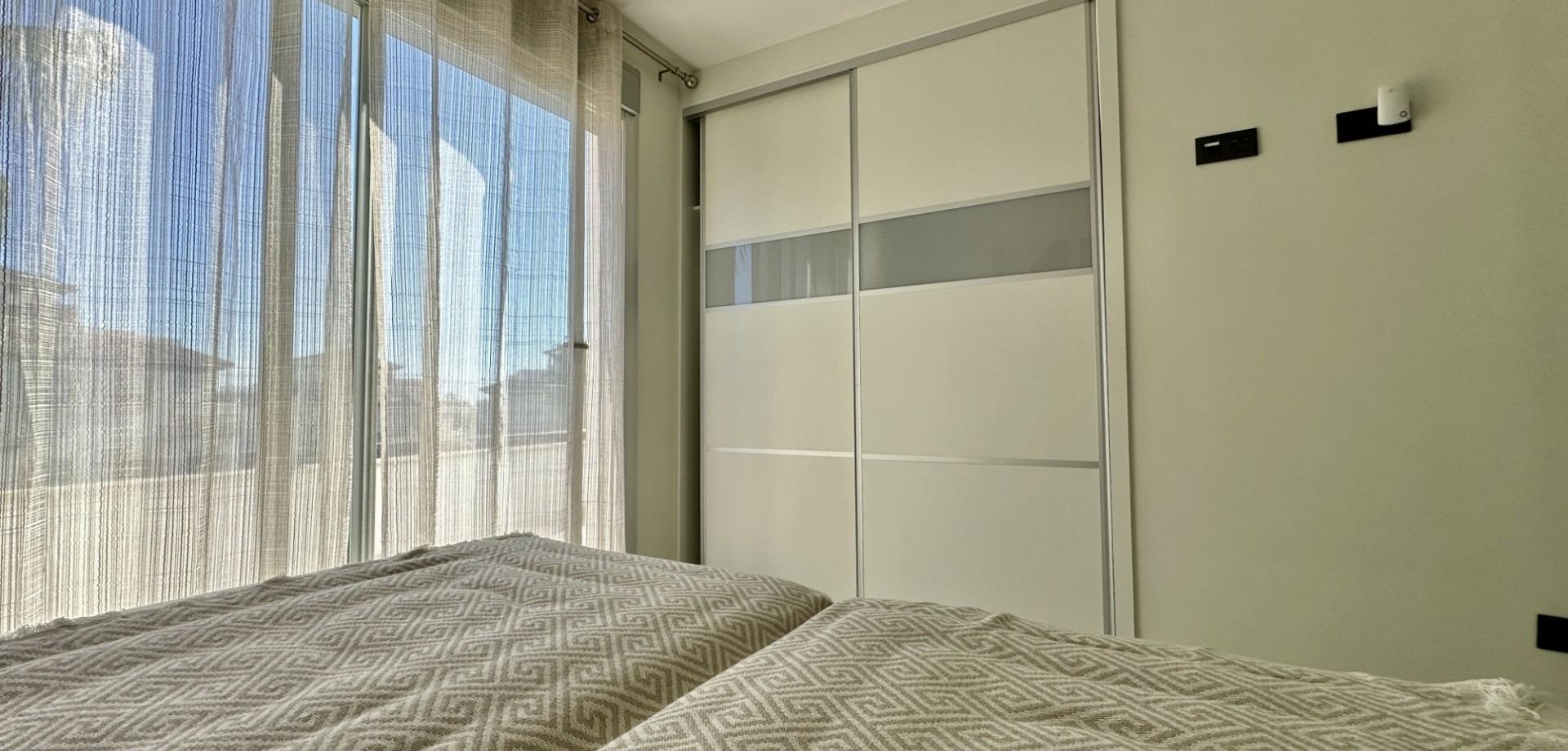 Master bedroom in villa for sale in Orihuela Costa