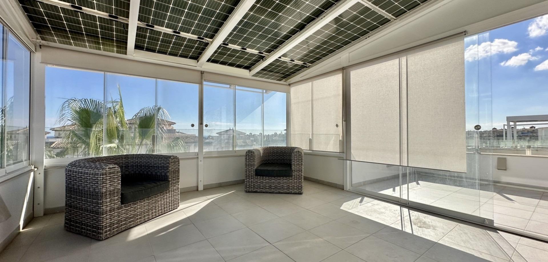 Master bedroom in villa for sale in Orihuela Costa
