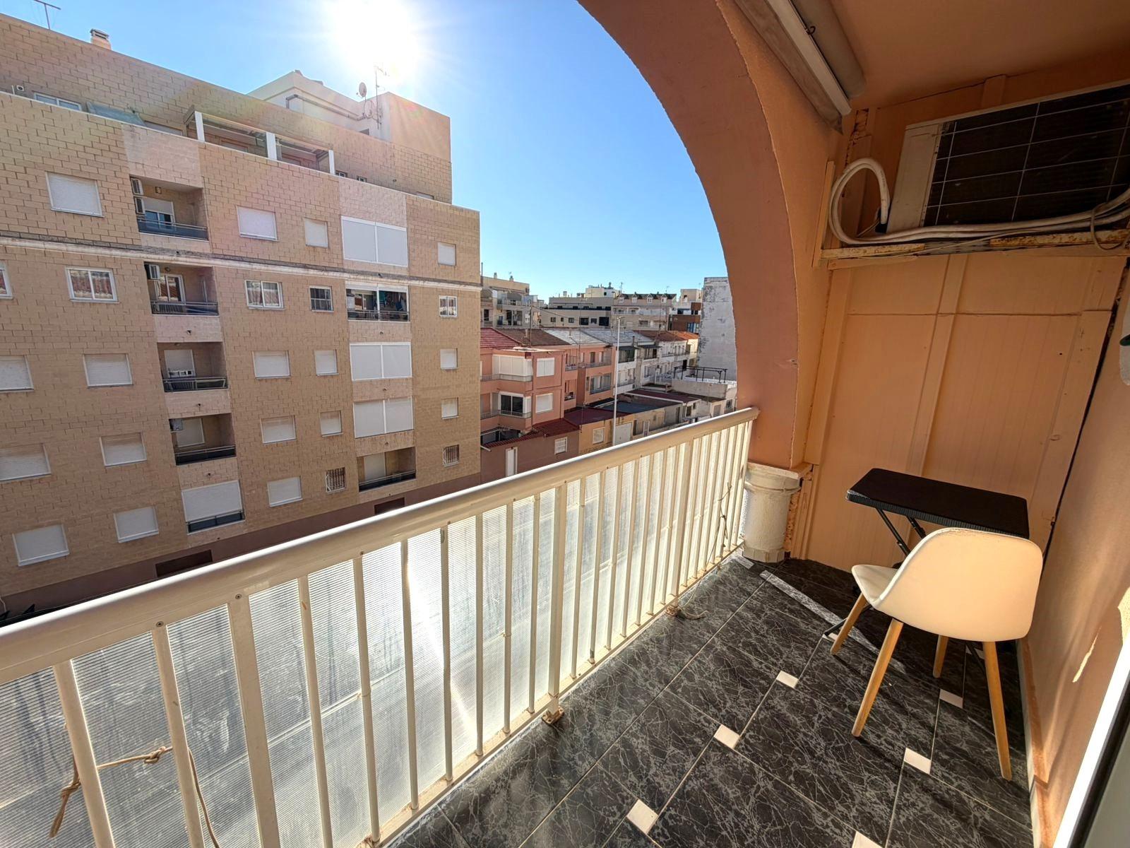 Pool area in apartment for sale in Torrevieja