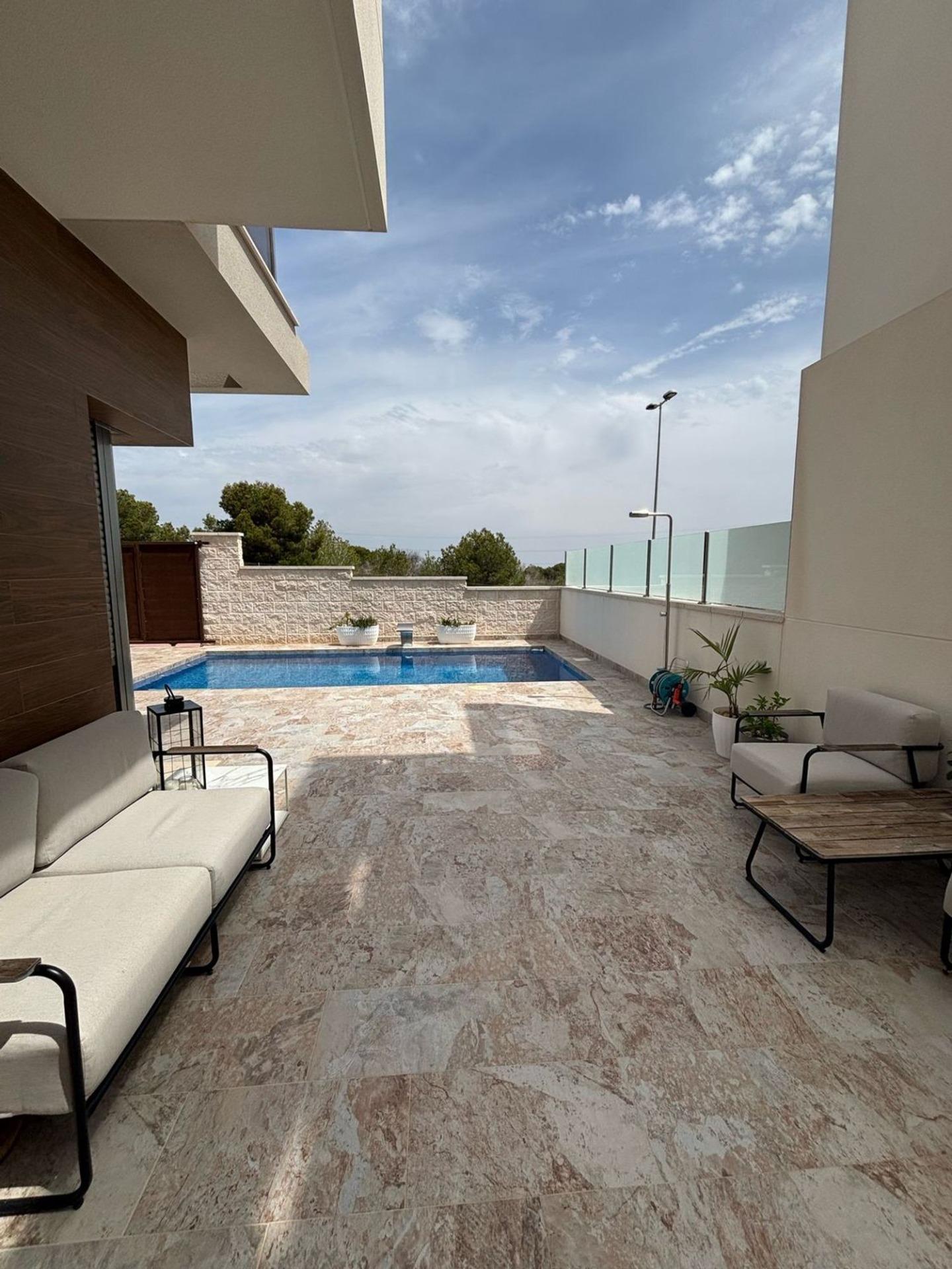 Master bedroom in villa for sale in Orihuela Costa