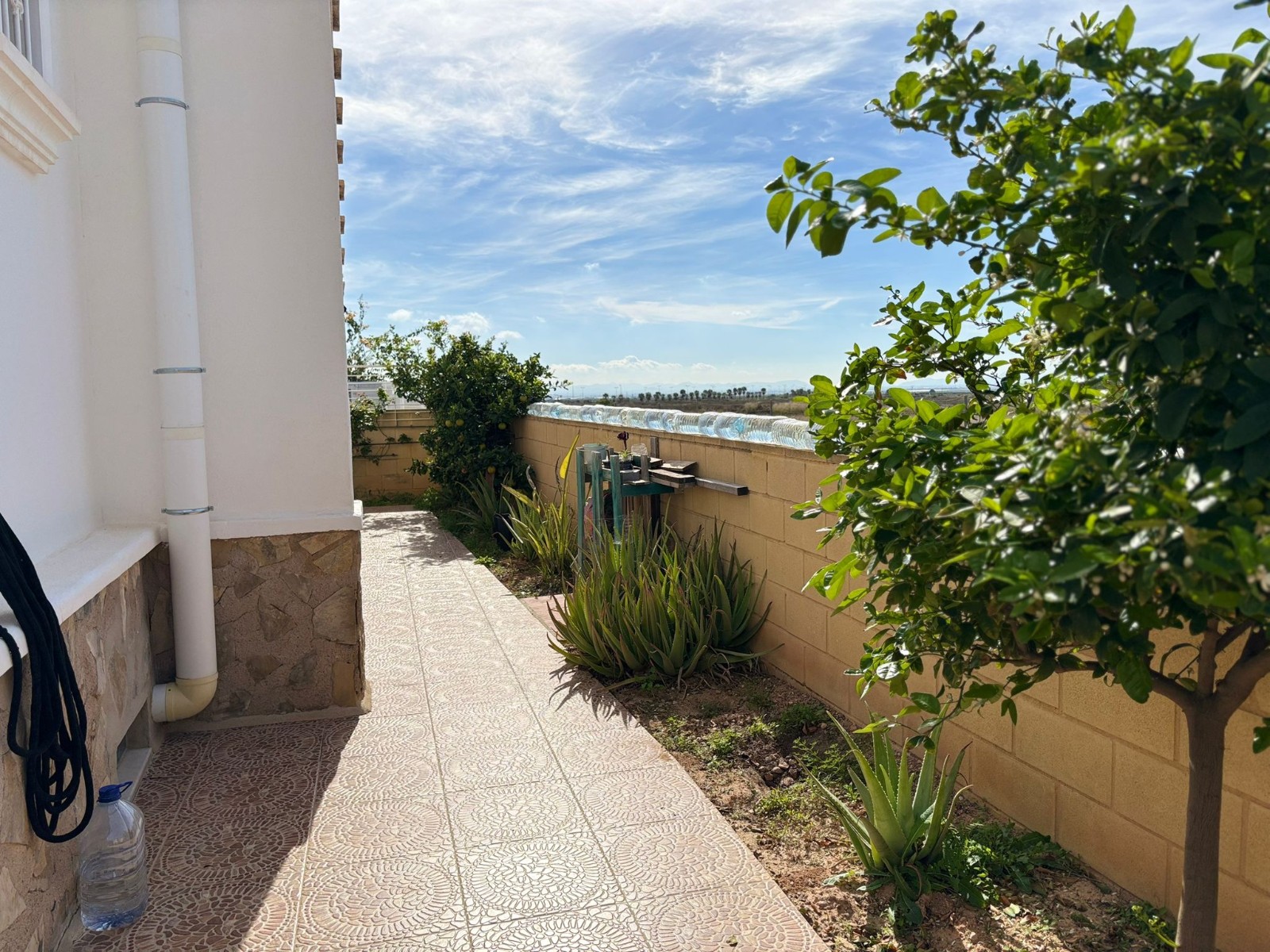 Pool area in villa for sale in Torre Pacheco