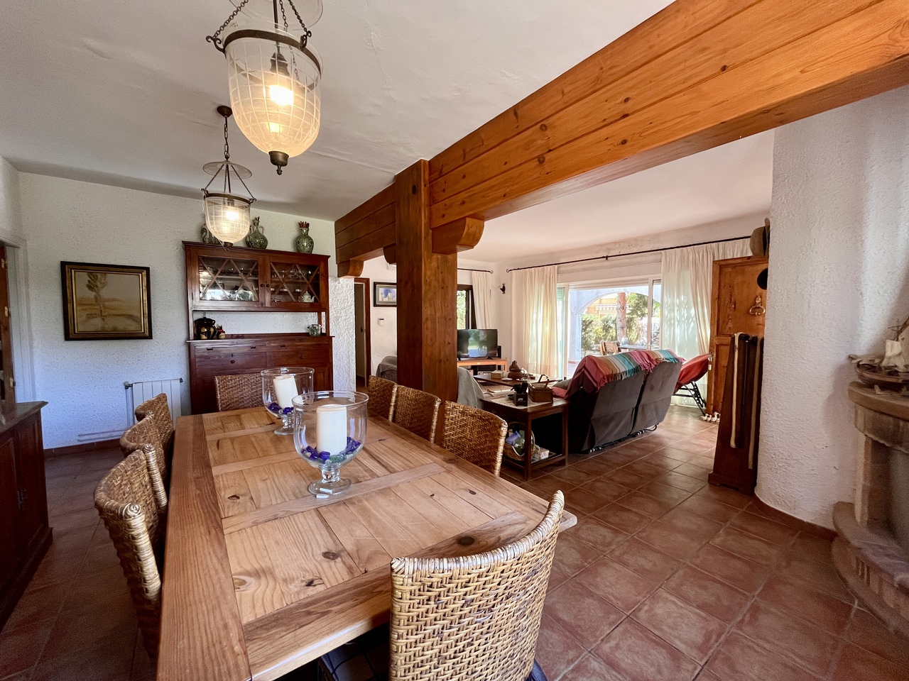 Terrace in villa for sale in Cabo Roig