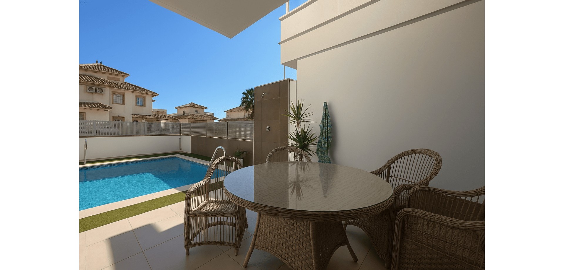 Bathroom in villa for sale in Orihuela Costa