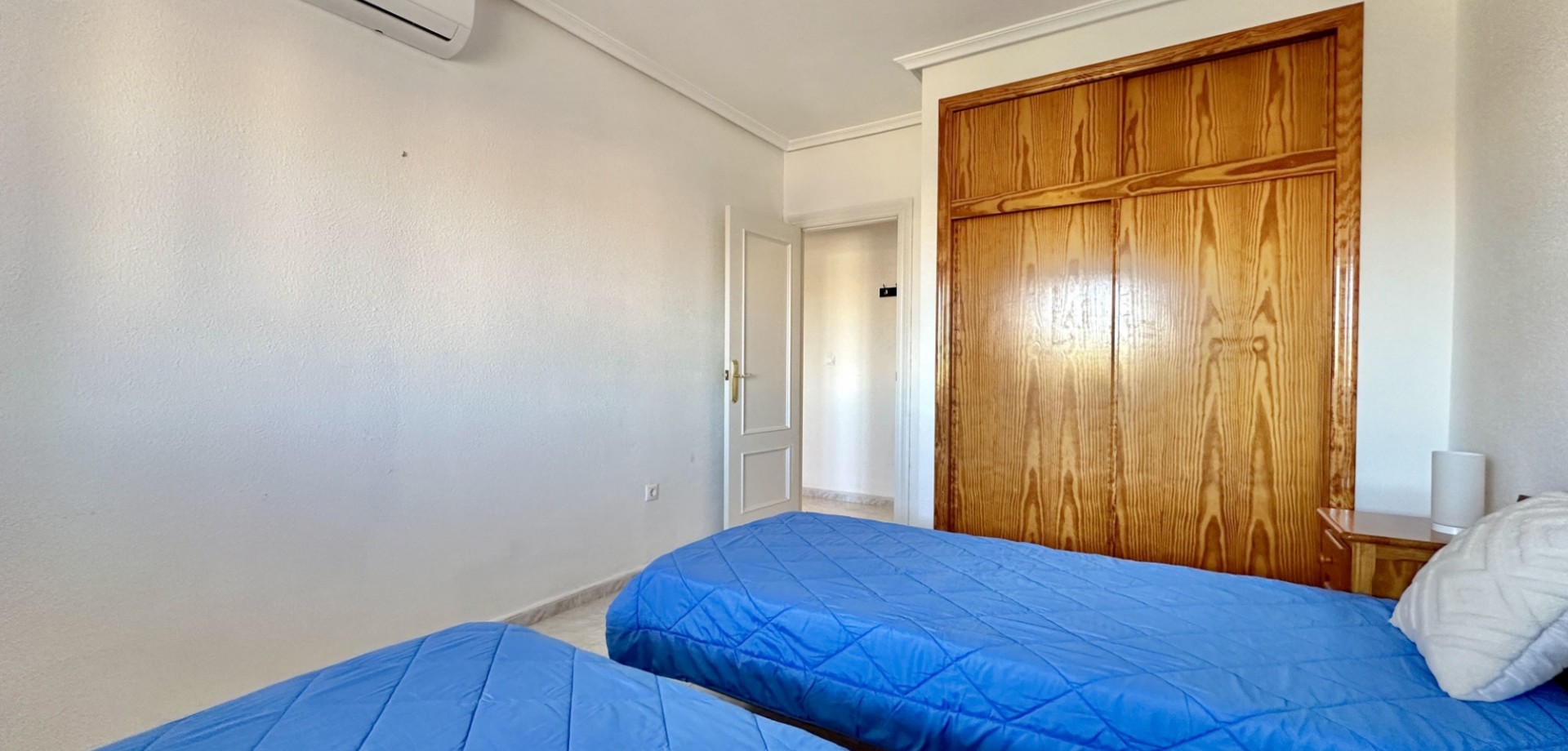 Master bedroom in apartment for sale in Orihuela Costa