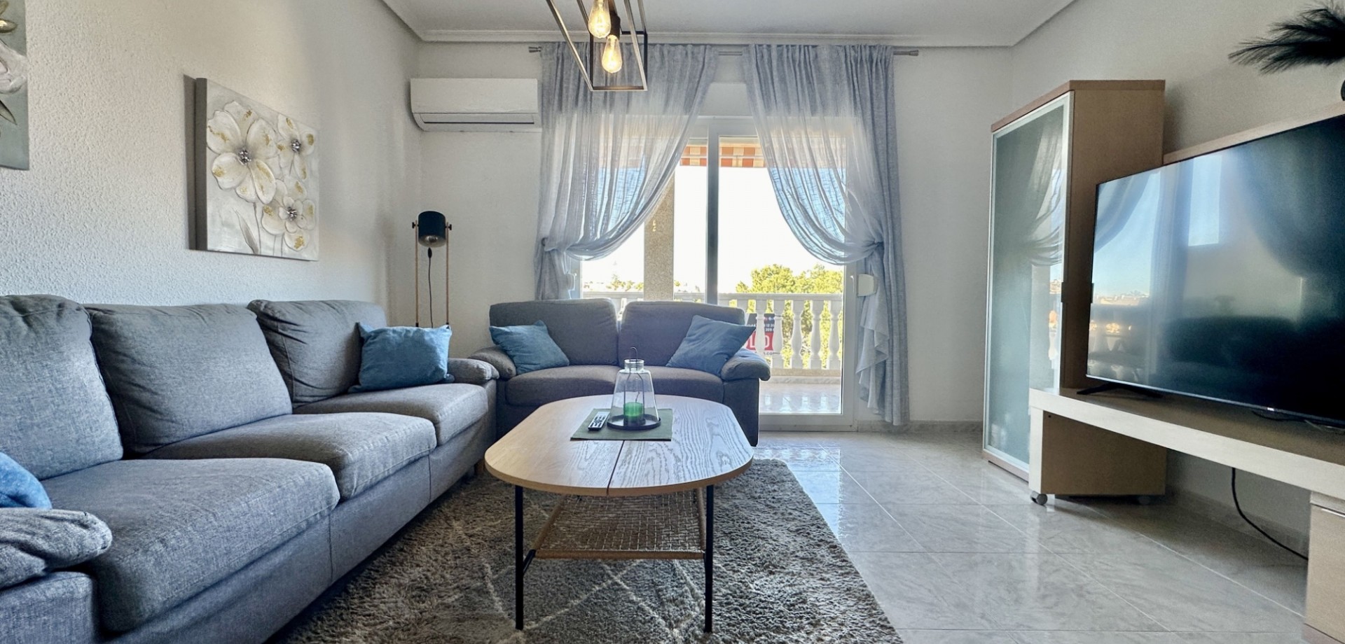 Pool area in apartment for sale in Orihuela Costa