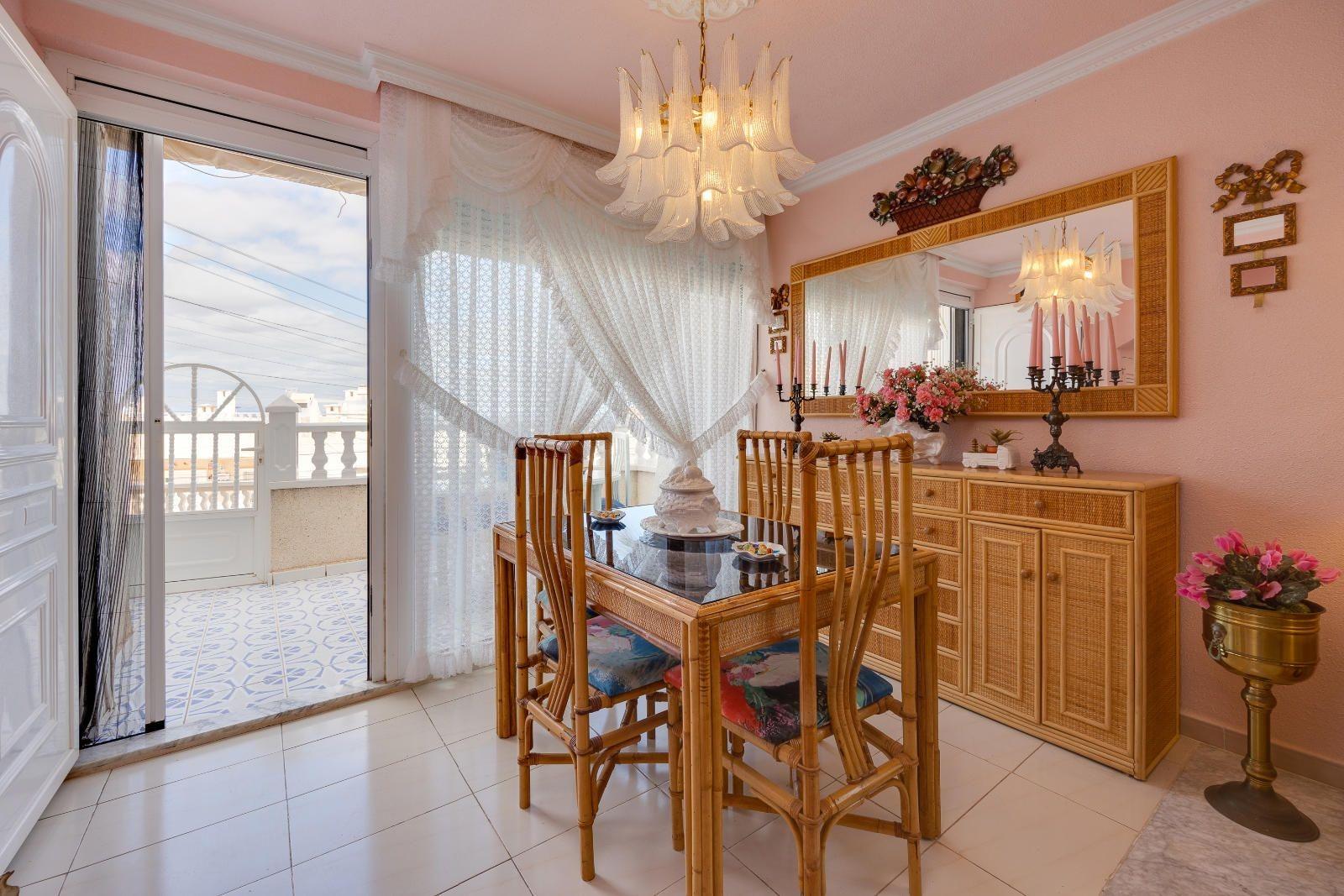 Pool area in apartment for sale in Torrevieja