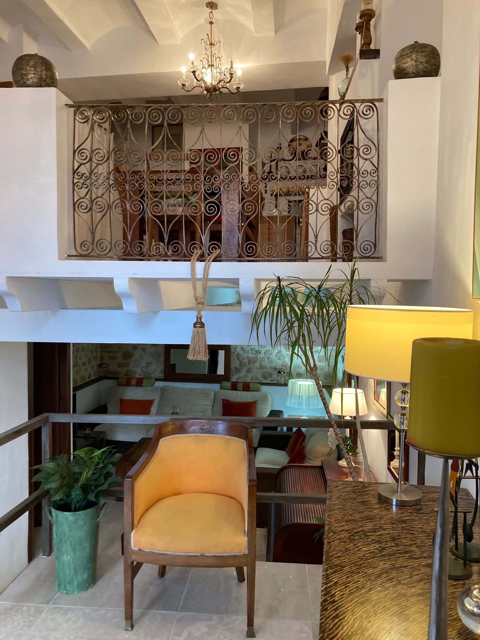 Living room in villa for sale in Chulilla