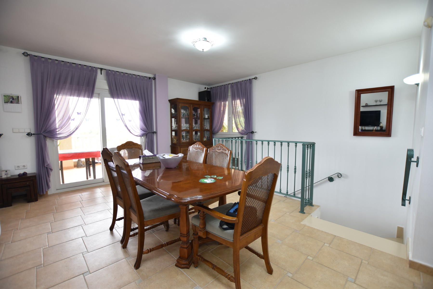 Dining area in villa for sale in Algorfa