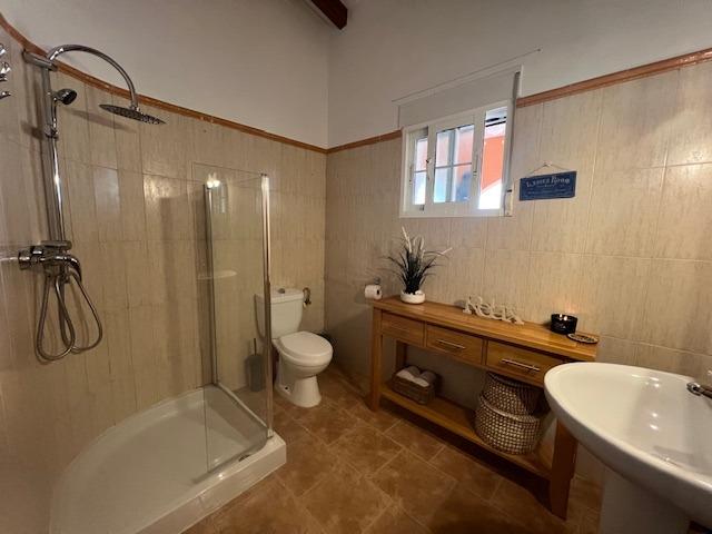 Bathroom in finca for sale in Dolores