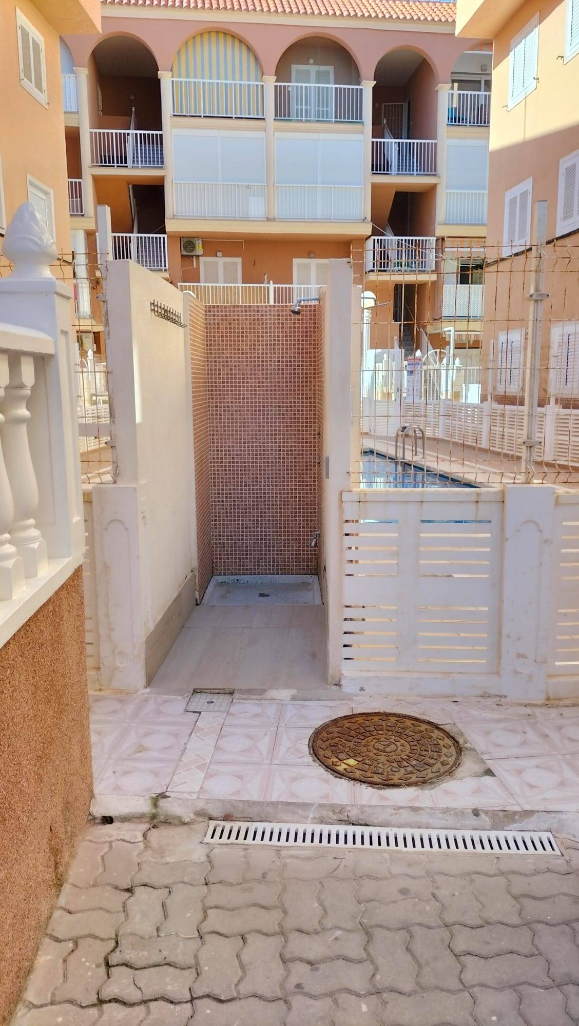 Pool area in penthouse for sale in Torrevieja