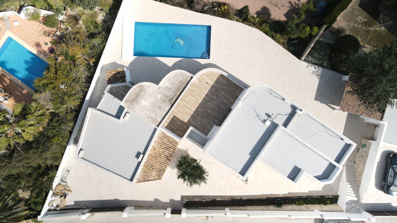 Garden in villa for sale in Moraira
