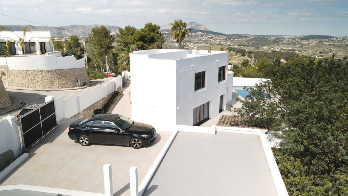 Living room in villa for sale in Moraira