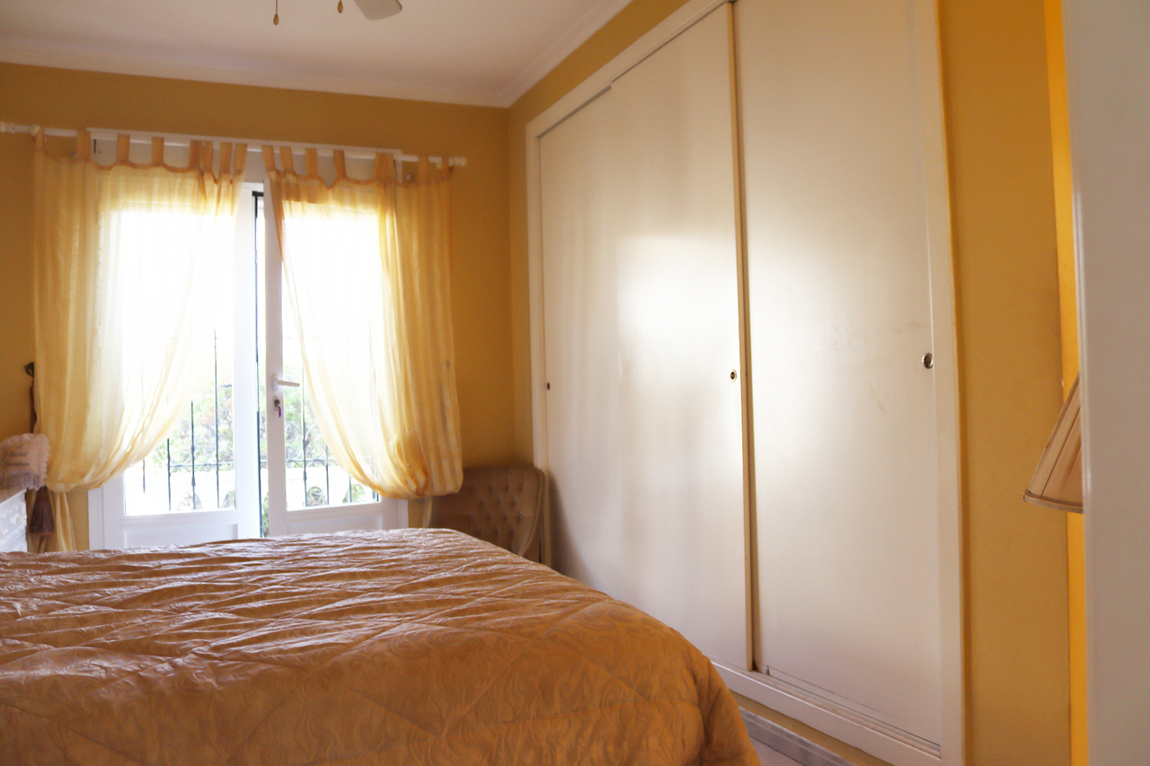Pool area in villa for sale in Murla