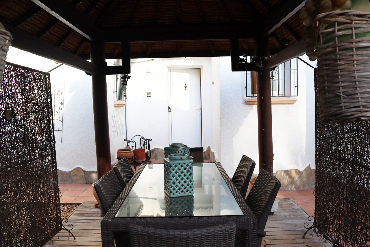 Living room in villa for sale in Murla