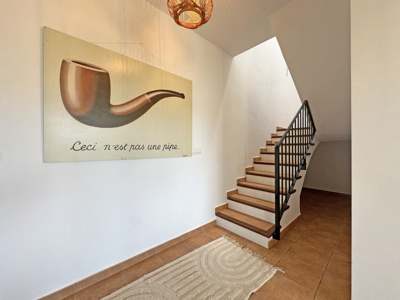 Living room in villa for sale in Jalón