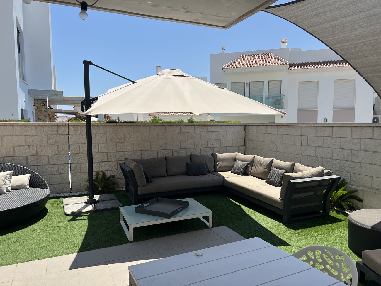 Terrace in villa for sale in Ciudad Quesada