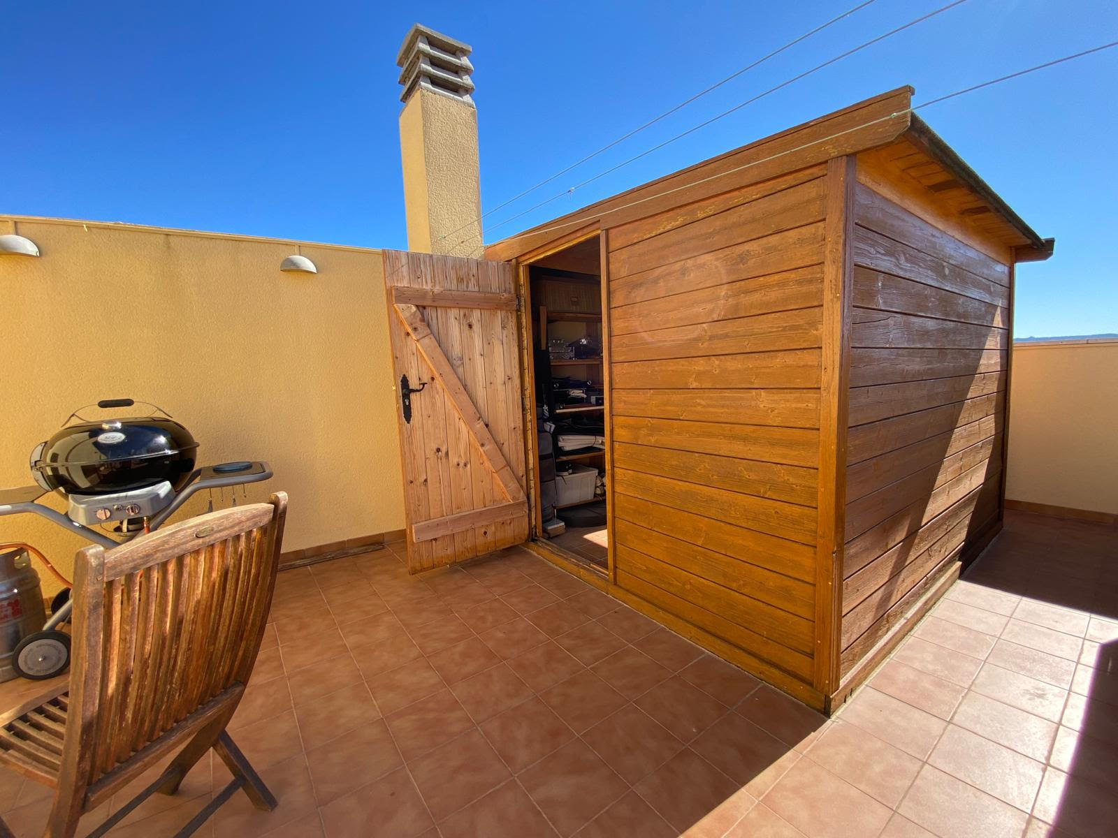 Pool area in penthouse for sale in Rafal
