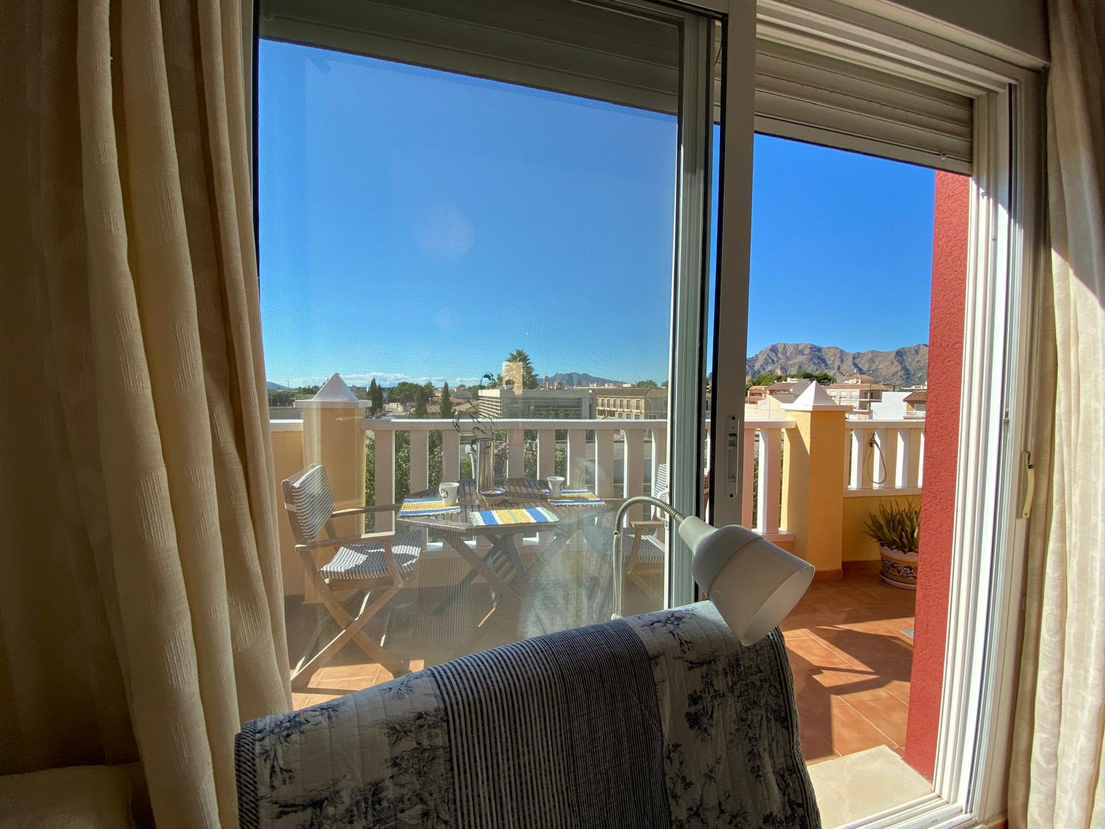 Pool area in penthouse for sale in Rafal