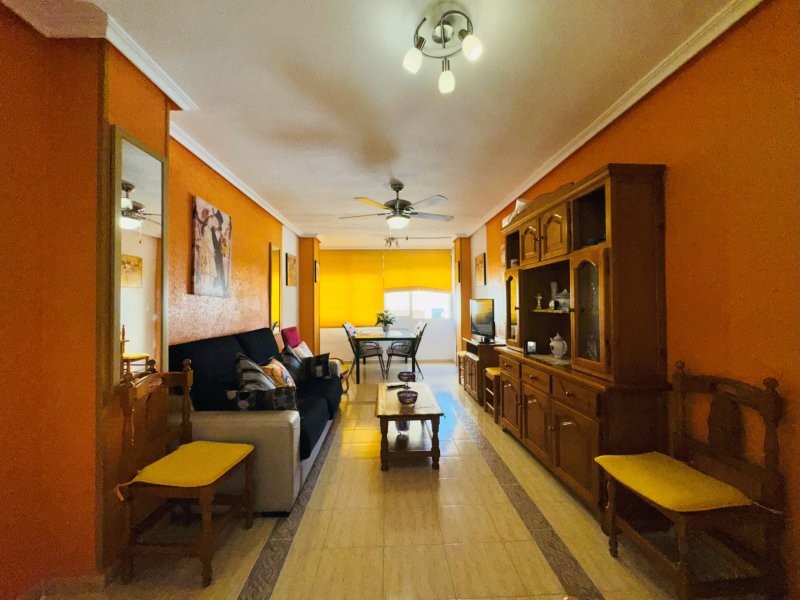 Living room in apartment for sale in La Mata