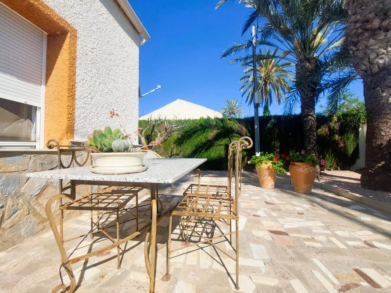 Pool area in finca for sale in La Marina