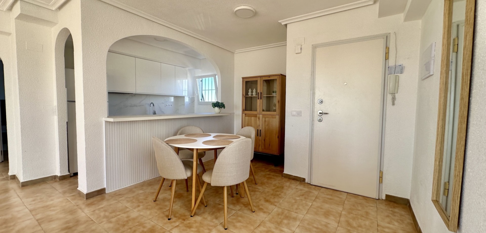 Pool area in apartment for sale in Orihuela Costa