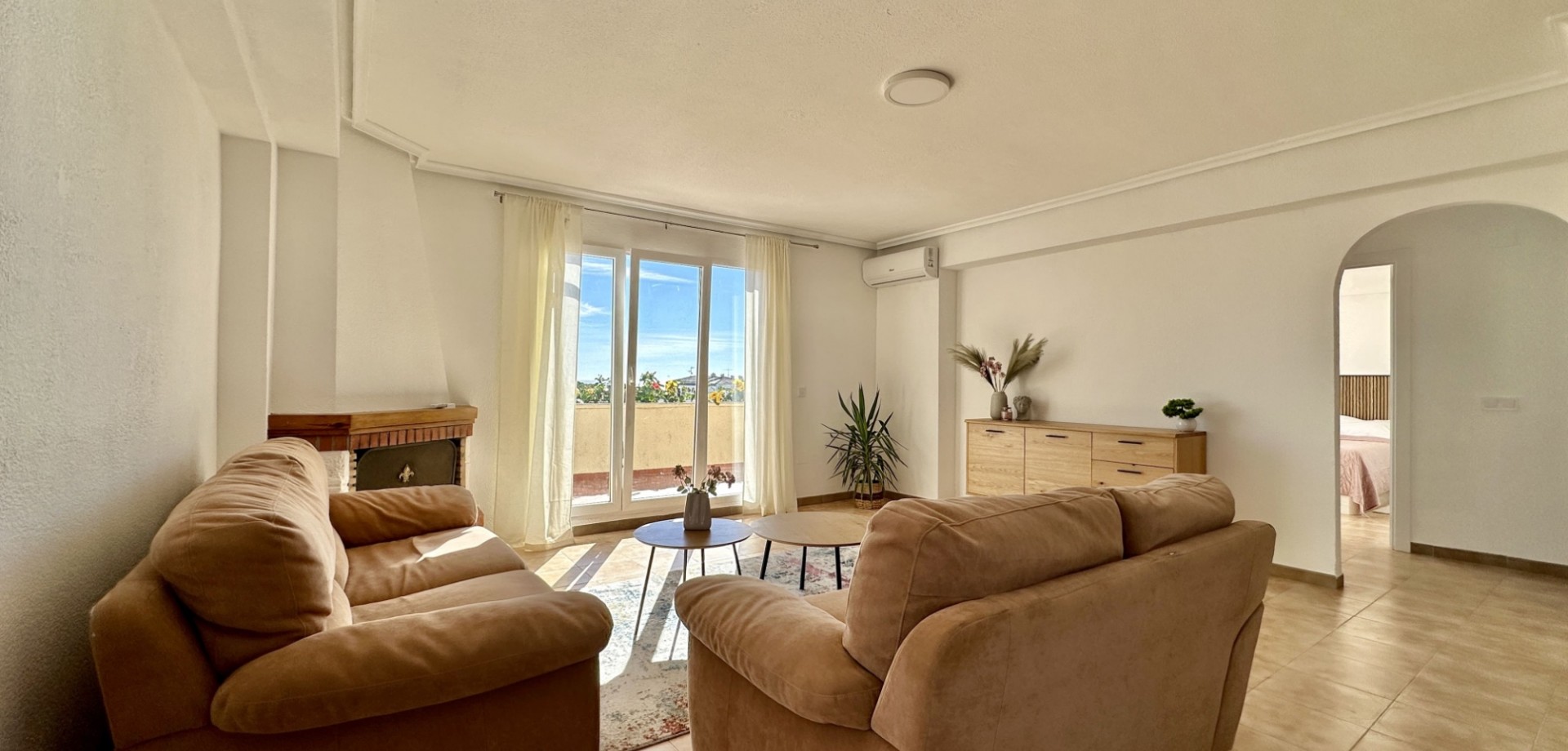 Garden in apartment for sale in Orihuela Costa