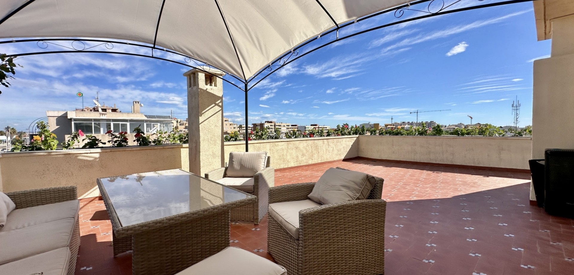 Terrace in apartment for sale in Orihuela Costa