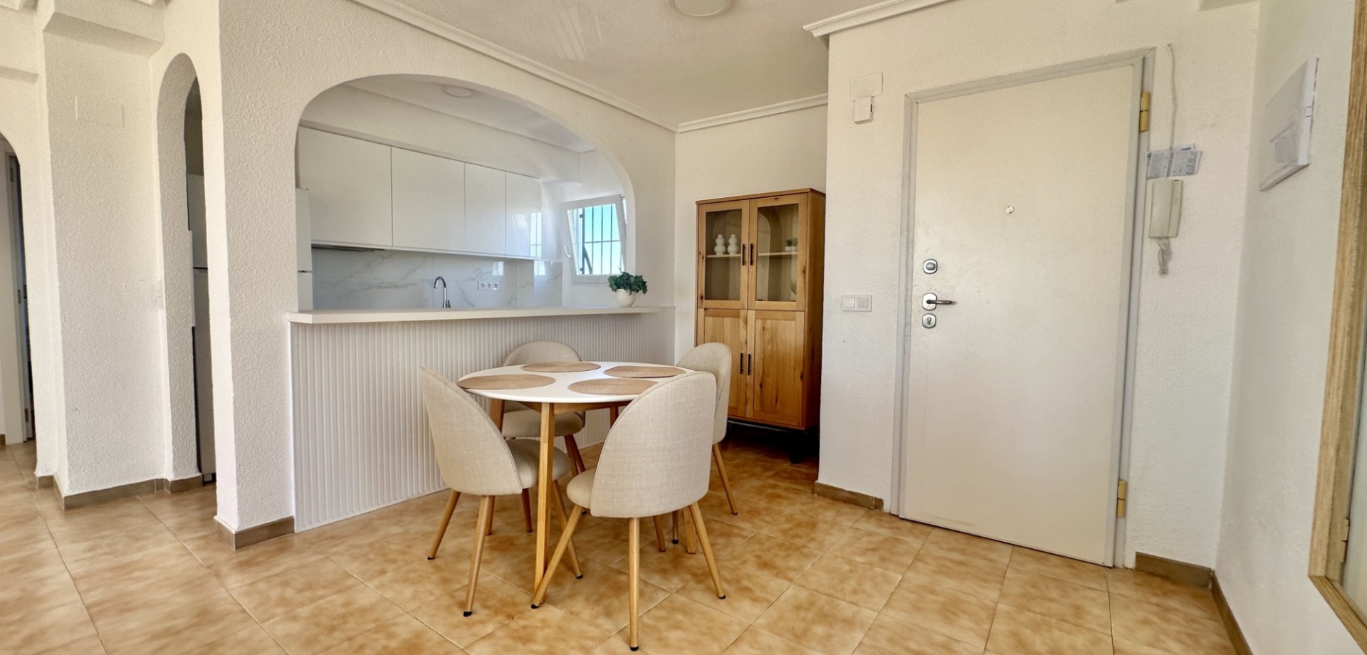 Pool area in apartment for sale in Orihuela Costa