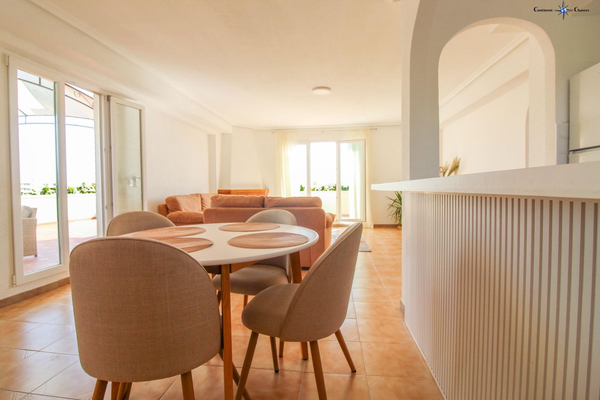 Master bedroom in penthouse for sale in Torrevieja