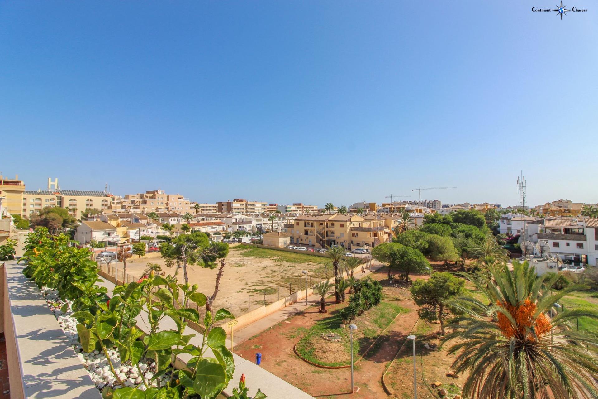 Terrace in penthouse for sale in Torrevieja