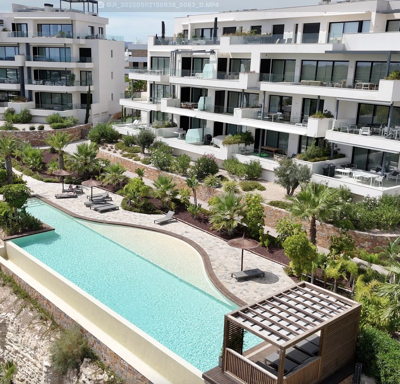 Super modern 2nd floor apartment for sale on sought after Las Colinas Golf resort