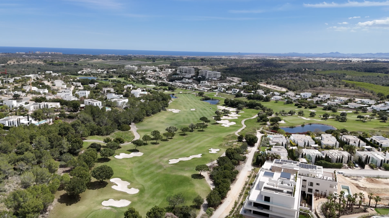 Super modern 2nd floor apartment for sale on sought after Las Colinas Golf resort