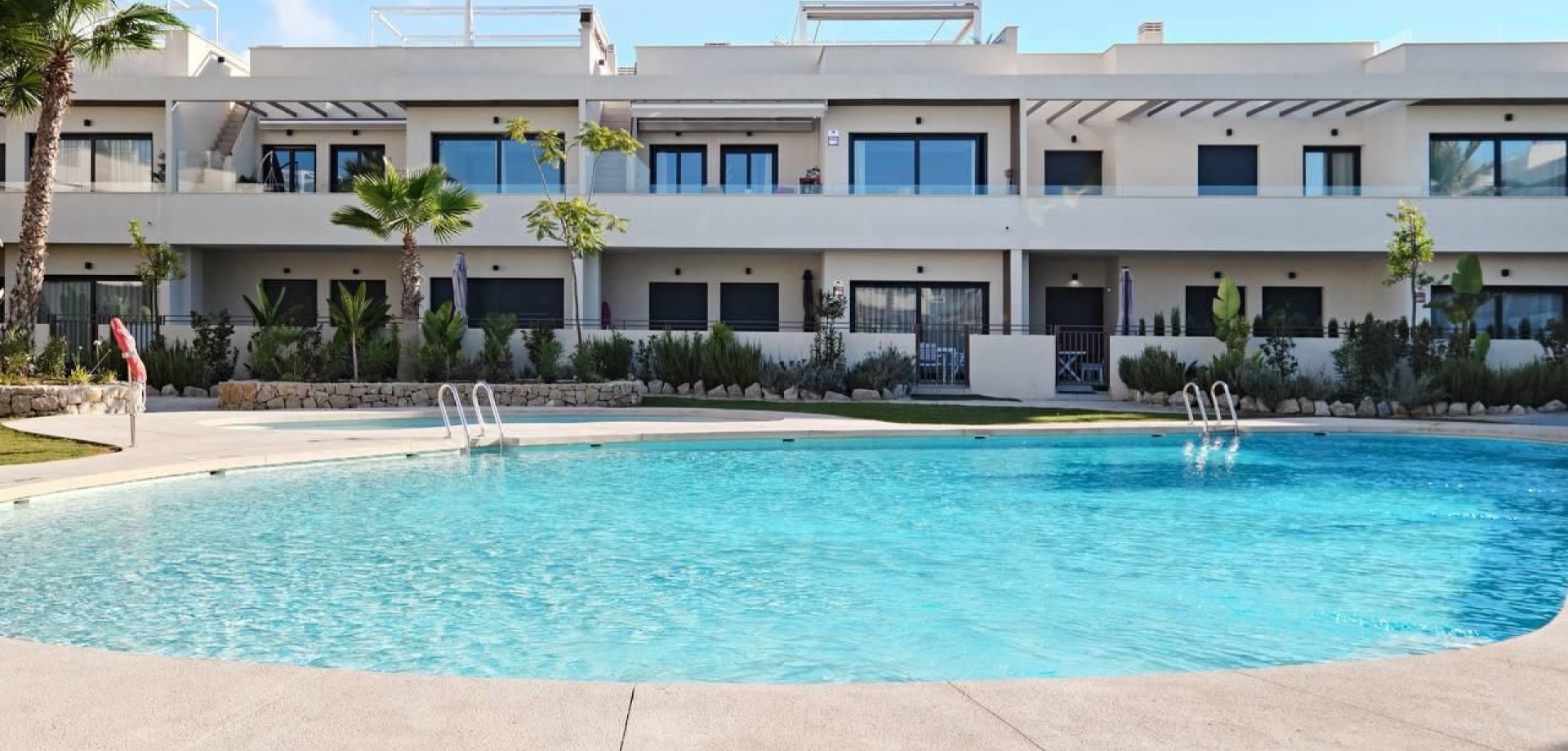 Garden in apartment for sale in Torrevieja